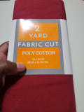 Solid cotton blend fabrics